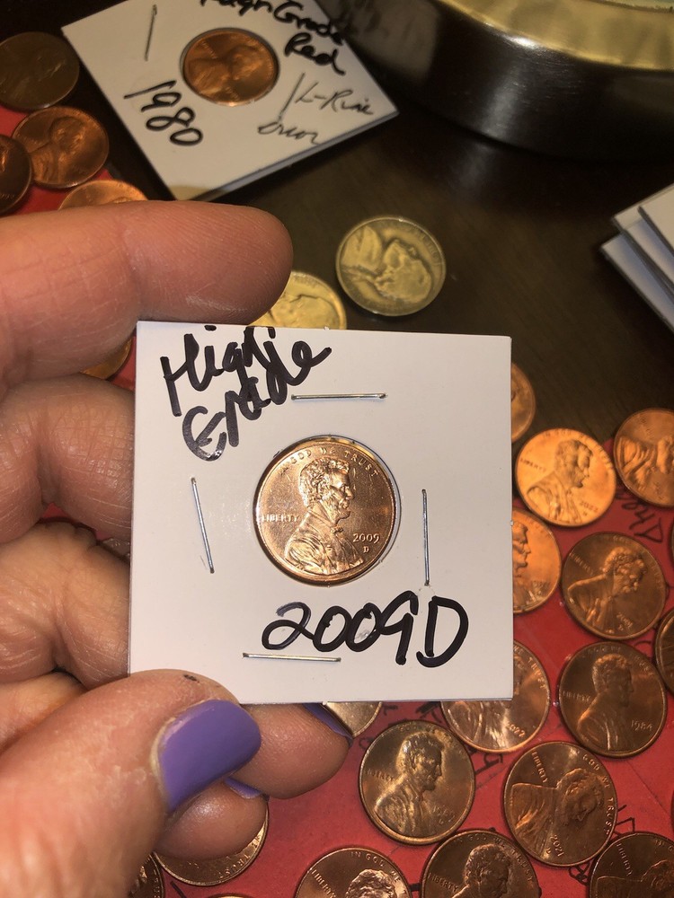 2009 D Bicentennial Red High Grade Series Penny