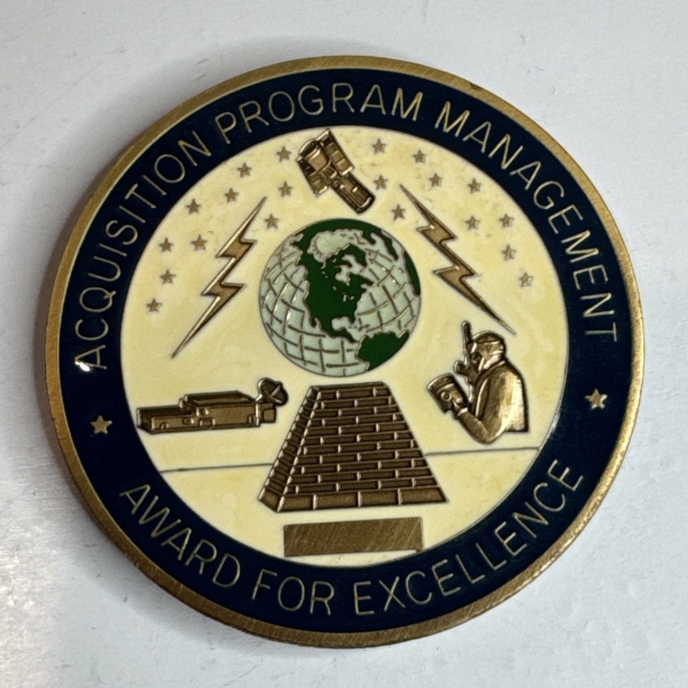 Challenge Coin National Imagery & Mapping Agency Acquisition Program Management