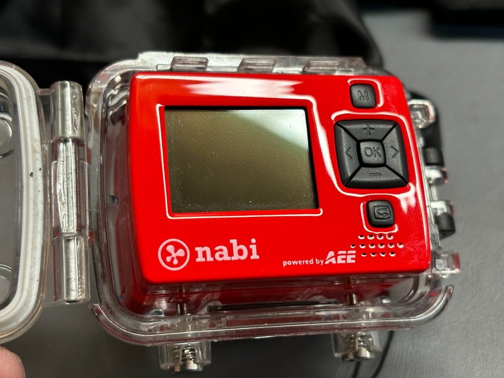 Nabi Square HD 4K Waterproof Action Camera - Red!