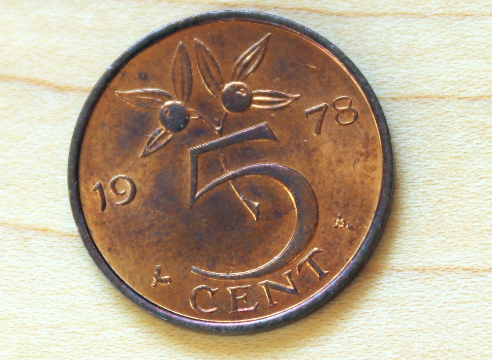 1978 Netherlands 5 Cents