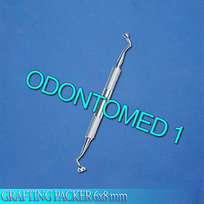 GRAFTING PACKER 6x8 mm SERRATED TIPS DENTAL INSTRUMENTS