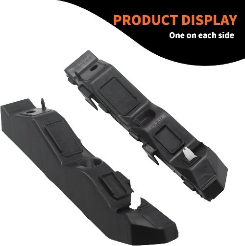 Front Bumper Retainer Brackets Support Left Right Spacers Compatible with 2011 2