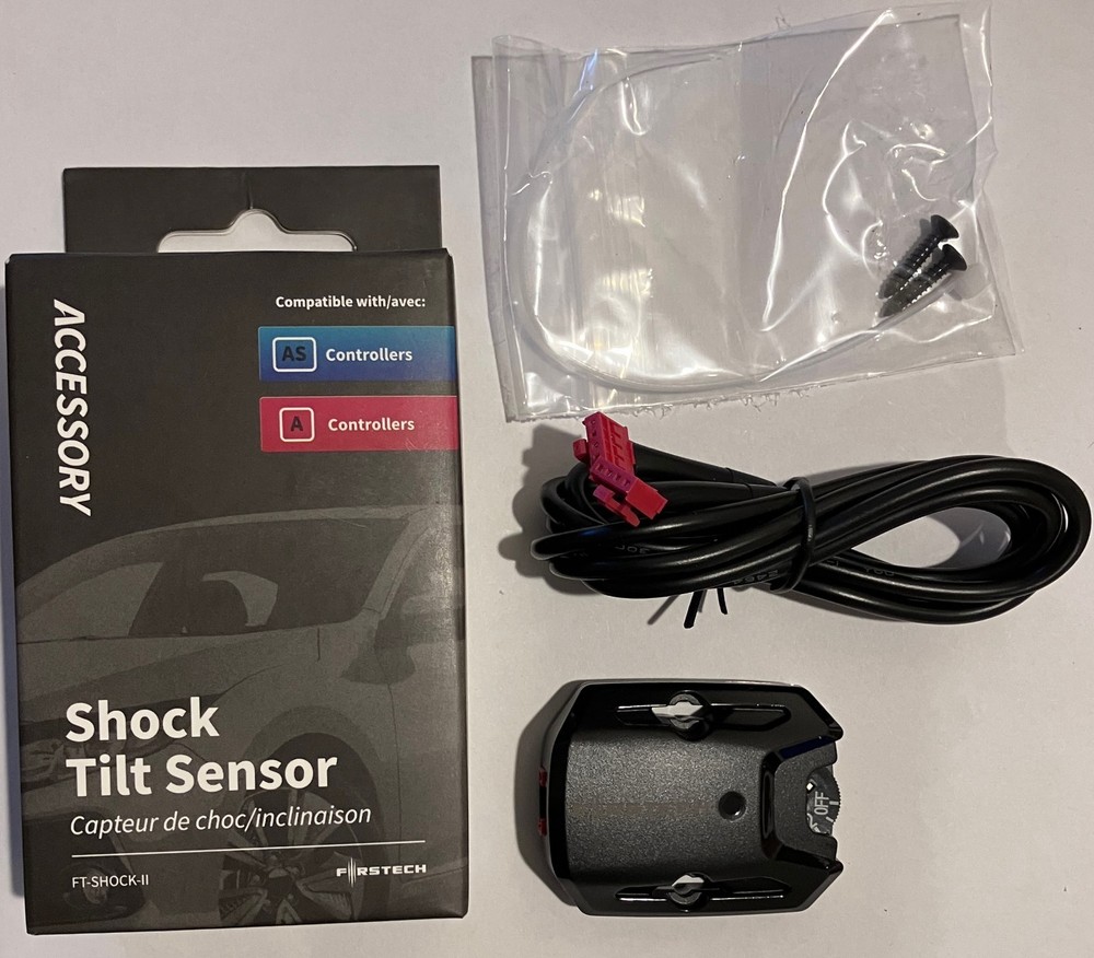 Firstech FT-SHOCK-II Compustar Dual Stage Shock Tilt Sensor Plug & Play Shipped!