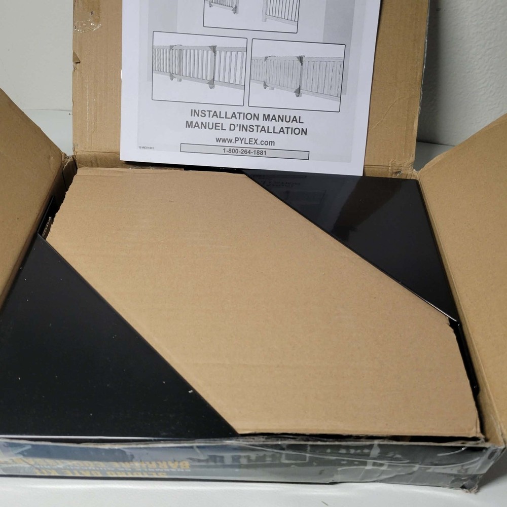 Pylex 11052 Sliding Gate Hardware Kit - Black