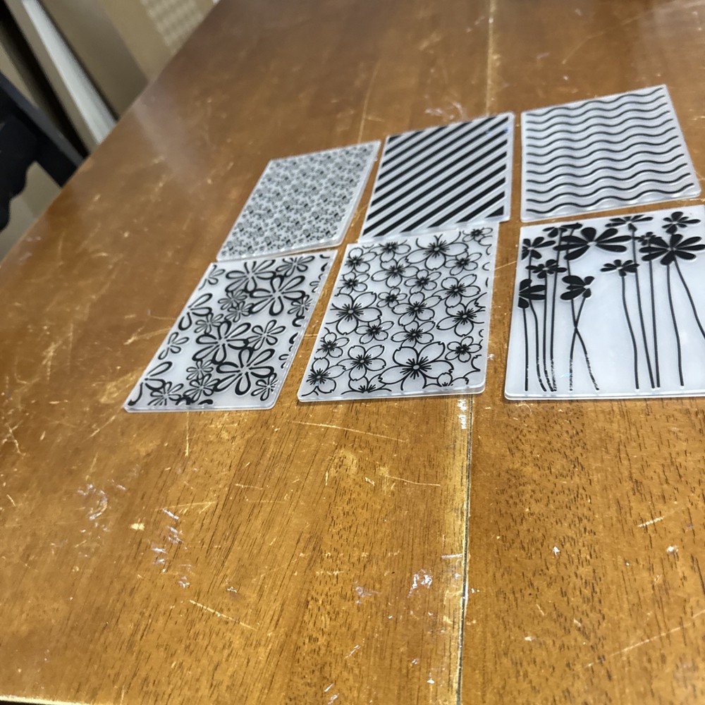 stampin up embossing folder lot