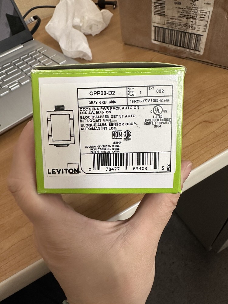 Leviton Occupancy Sensor OPP20-D2