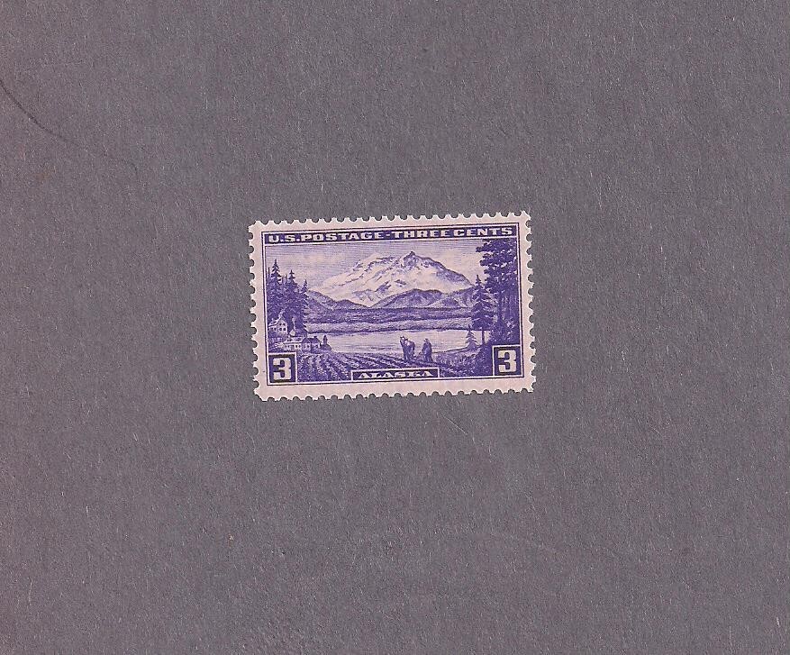 #800 Alaska Territory mint NHOG