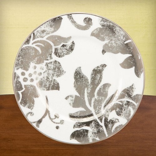 Lenox Silver Applique Bread Plate Set Of 4