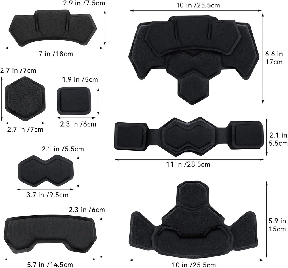 Tactical Helmet Liner—Universal Replacement Liner with Built-in Memory Foam