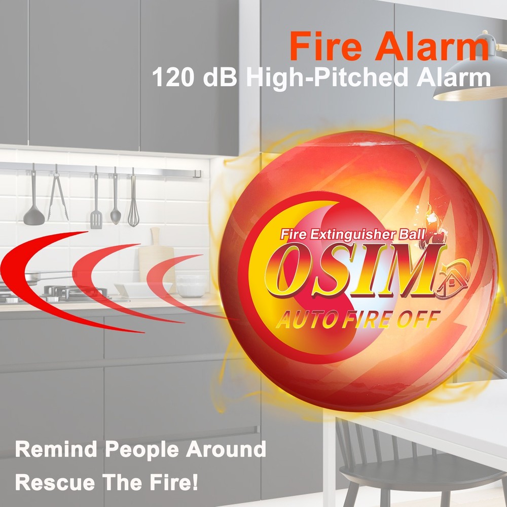 6-pack Automatic Self-Exciting Fire Extinguisher Ball for Kitchen Garage Home