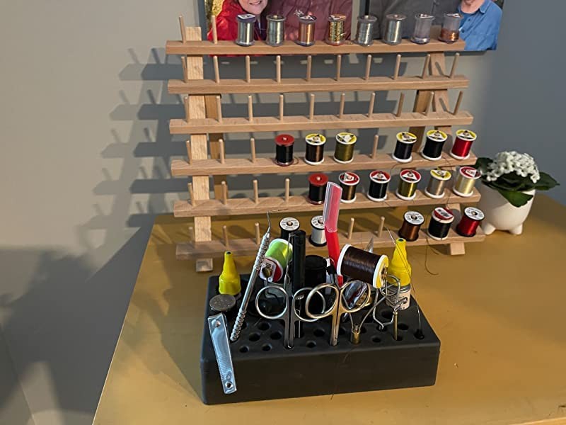 Foam Tool Holder Caddy and Soft Foam Caddy Combo Pack Fly Tying Accessories