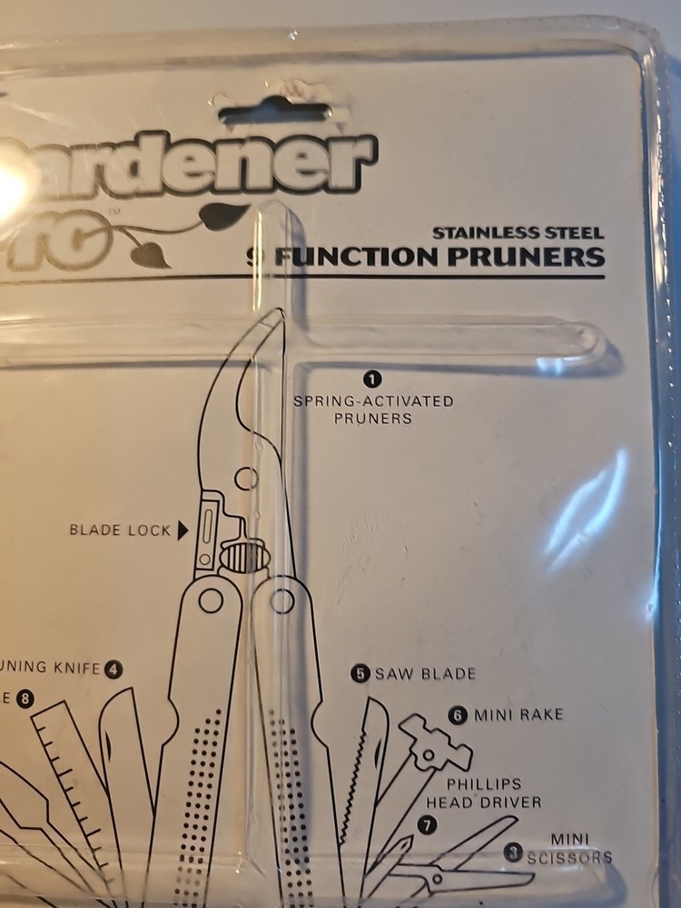 Gardener Pro 9 Function Multi Tool Pruning Shears