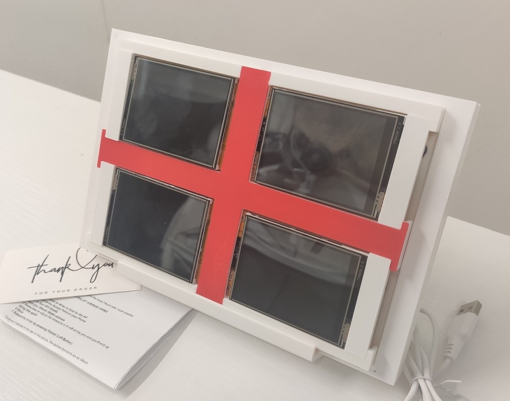 Bitsy Crypto Mining Rig - 4 x 740 kh/s - Wall Mountable - Desk Gadget - England
