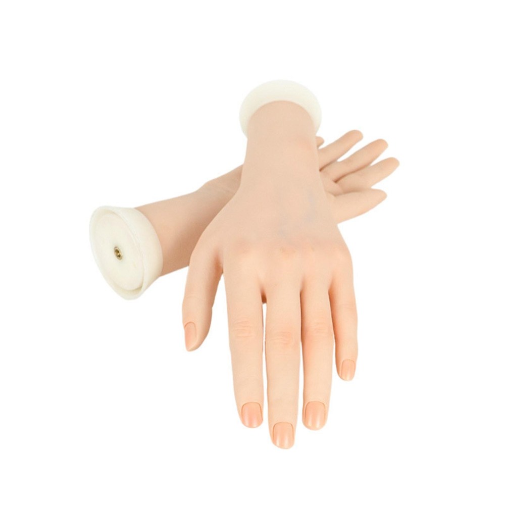 Practice Mannequin Hand Bendable for Acrylic Nails Pratice