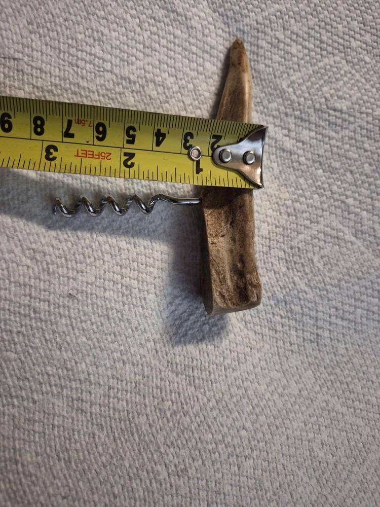 Bone Antler Corkscrew Wine Bottle Opener