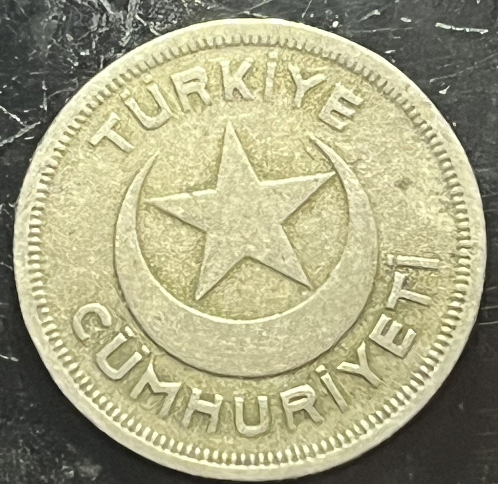 TURKEY KM862 5 Kurus 1942