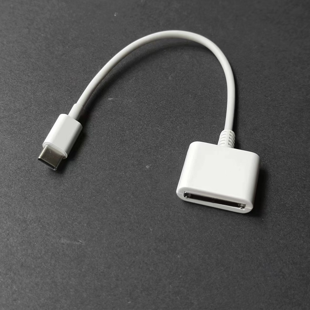 For Apple 30pin Female to USB 3.1 Type-C USB-C Sync Data Charging Adapter Cable