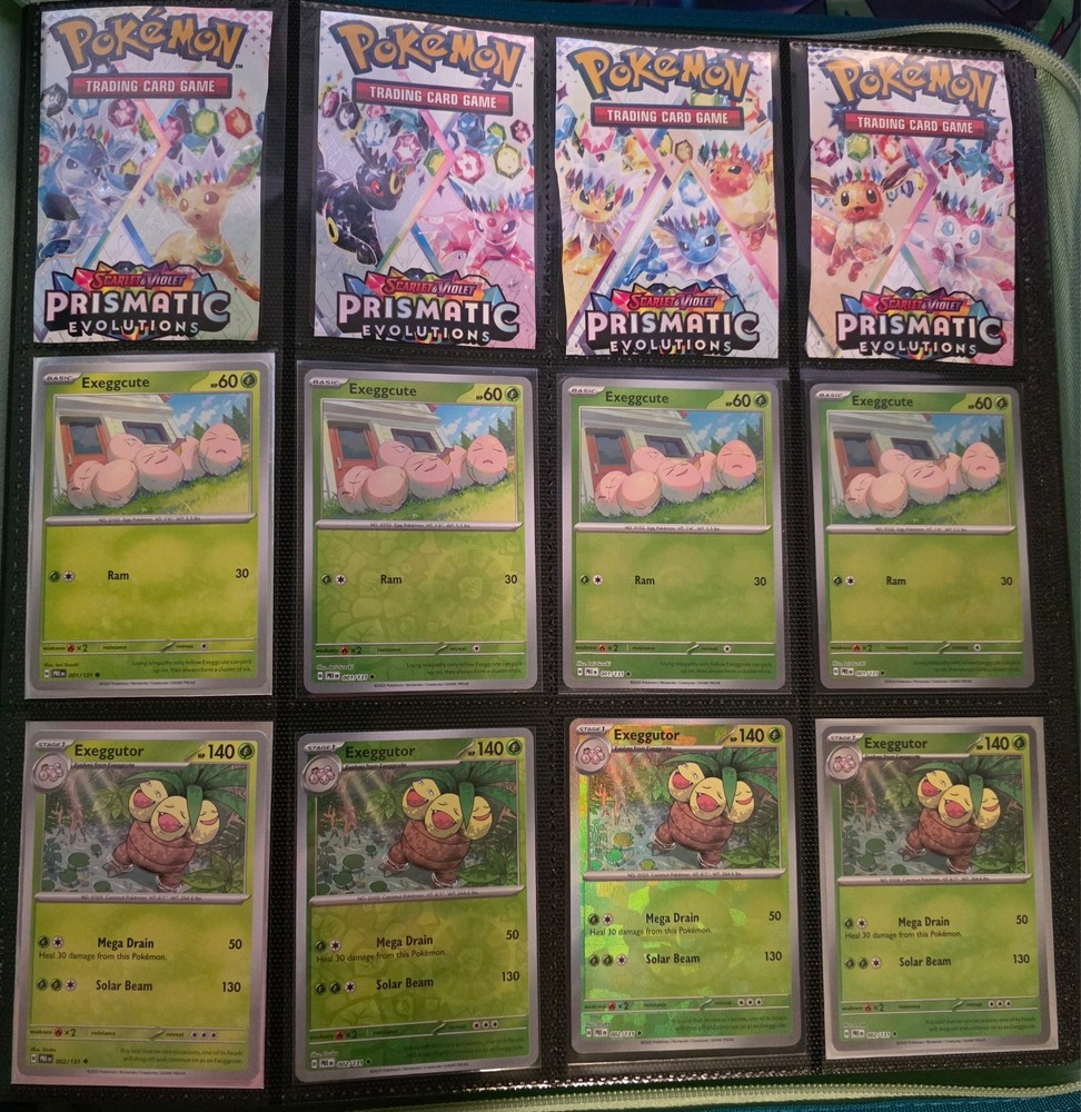 Pokemon Prismatic Evolutions 90% Master Set - See Photos For Missing Cards