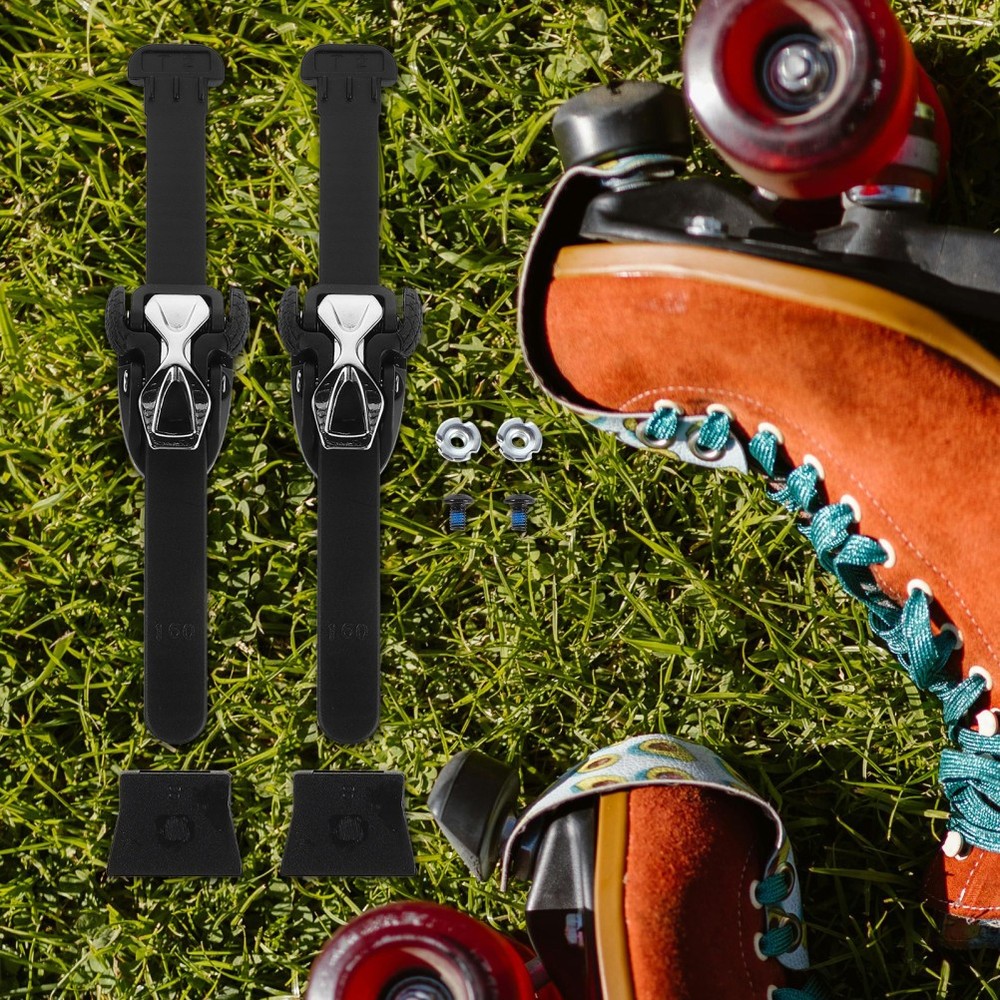 2 Sets Adjustable Inline Ice Skating Buckle Strap Replacement Latch Band Buckle