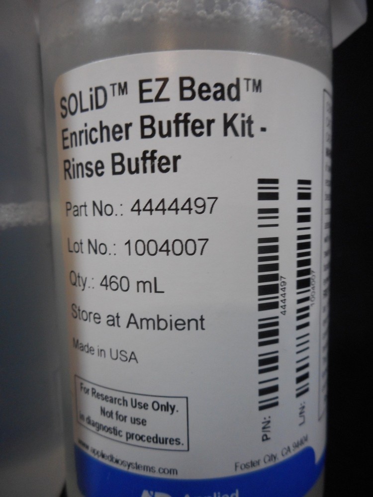 APPLIED BIOSYSTEMS SOLiD EZ Bead Enricher Buffer Kit - Box 1 Only - 4444140