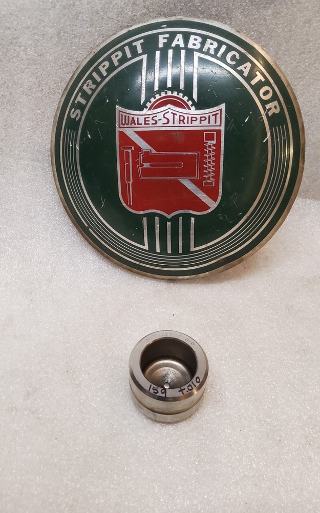 Punch Die WT .159 +.019 Used With Strippit Fabricator Model 10AA