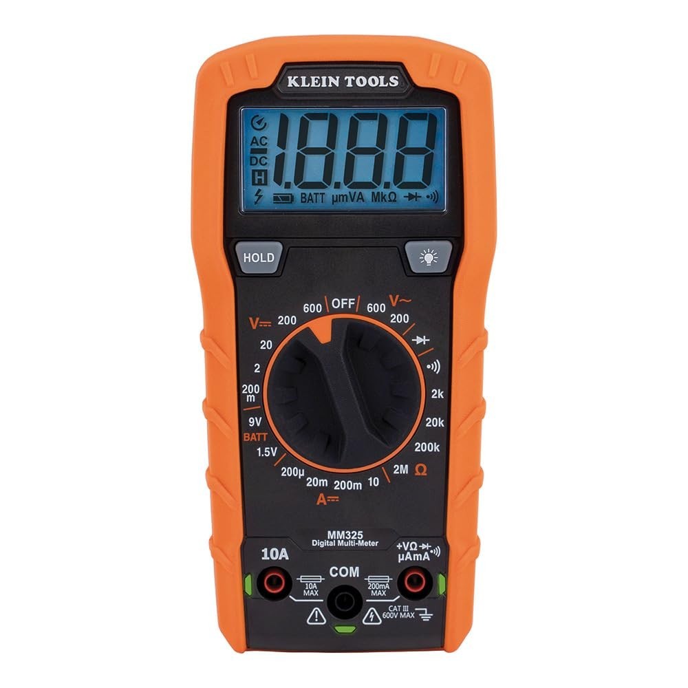 Pro-Grade Digital Multimeter for 600V Voltage Testing & Battery Diagnostics