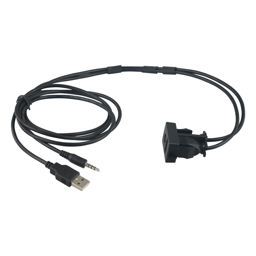 Wear Resistant Car USB AUX Panel Mount with High Speed Data Transmission