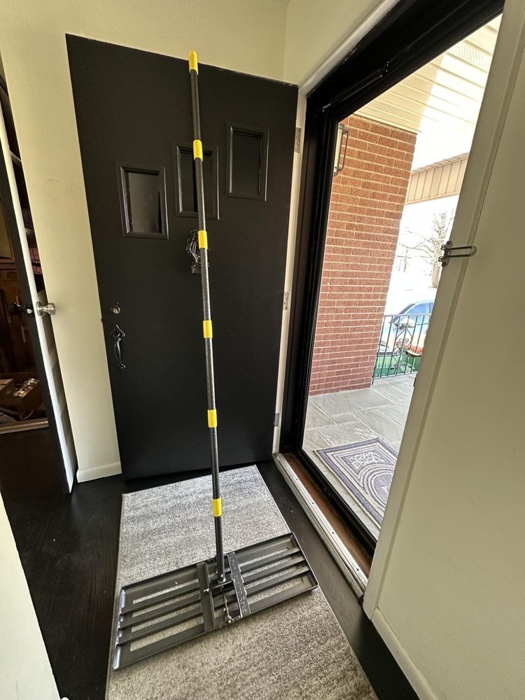 30"x10" Lawn Leveling Rake 6FT Adjustable Foldable Plate Heavy Duty
