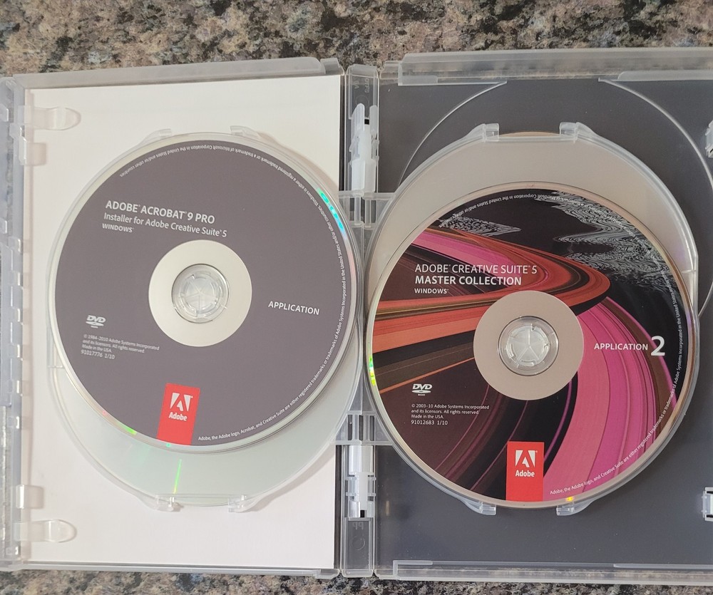 Adobe Creative Suite 5 Master Collection 4-Disc Windows