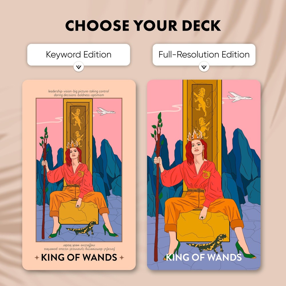 Wyspell Feminine Tarot Card Deck