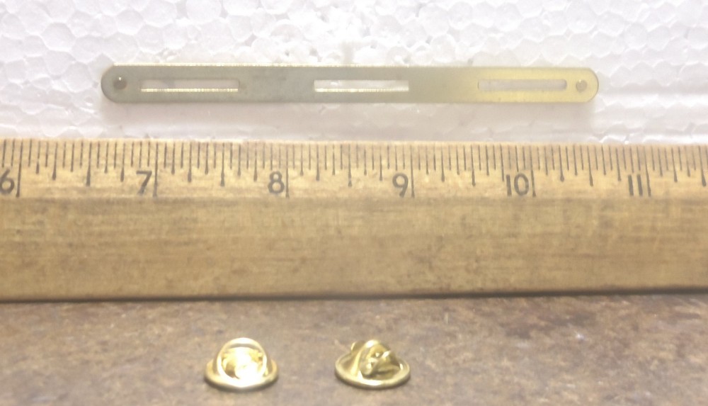 Brass Three  Ribbon Bar Holder