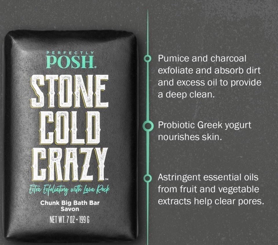 STONE COLD CRAZY CHUNK BIG BATH BAR, NEW & SEALED