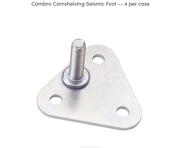 Cambro Camshelving Seismic Foot CSEQ3 (4PC)