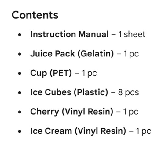 【Melon Soda Float】 food sample replica DIY kit ”Samplen” - From Japan