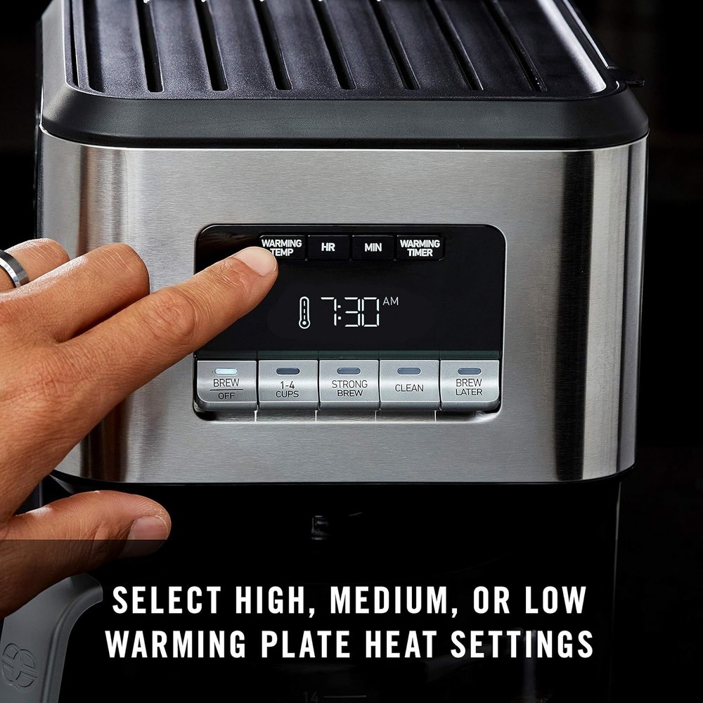 High-Performance 14-Cup Coffee Maker - Programmable & Warming Plate Options