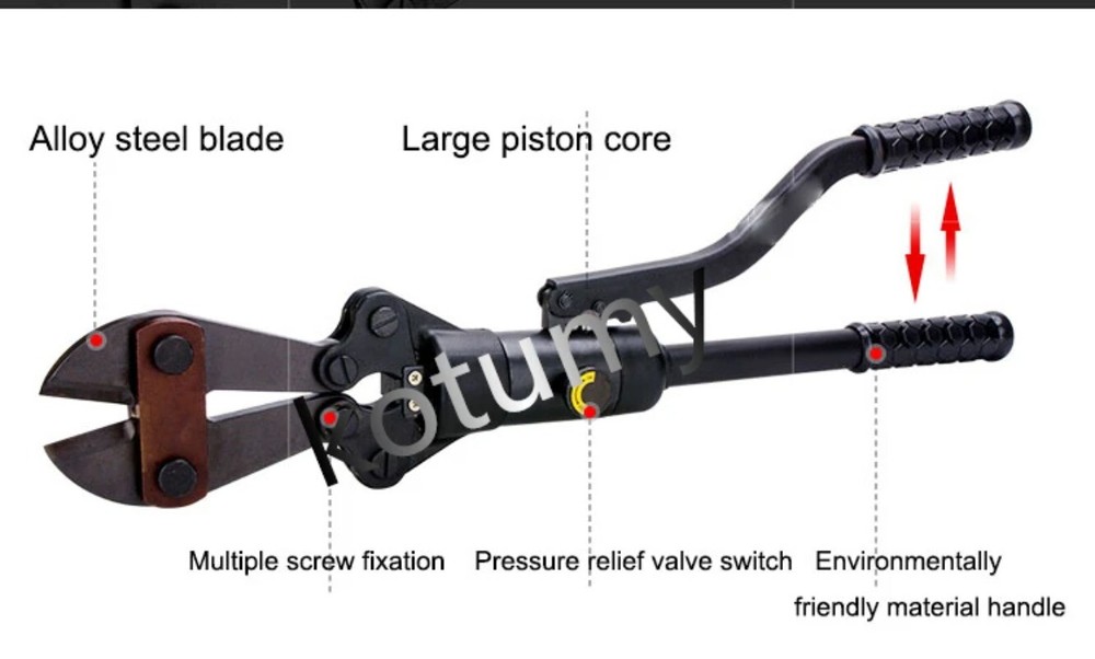 Multi-function Manual Hydraulic Bar Shears Rebar Cutting Tool Rebar Cutter