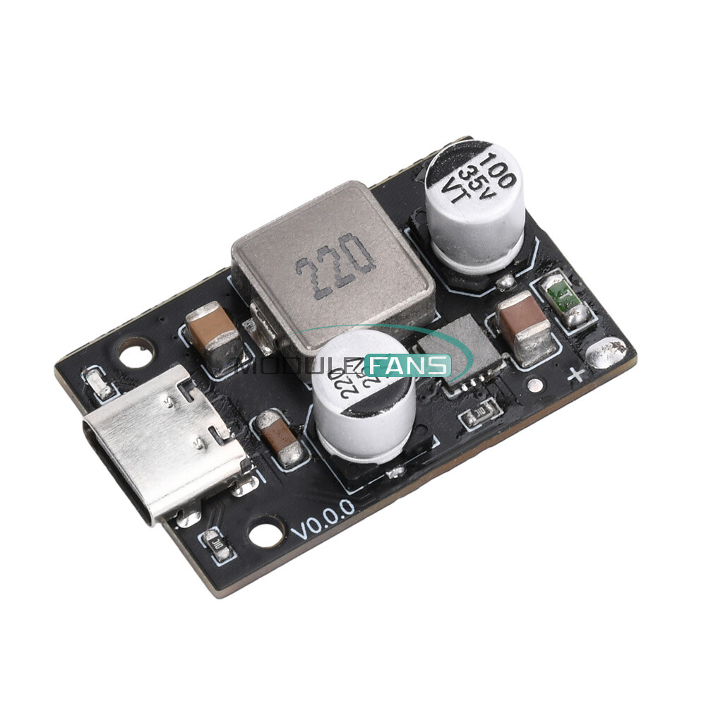Type-C DC8~30V PD65W Fast Charging Module Step-Down Support PD3.1 QC3.0 SCP