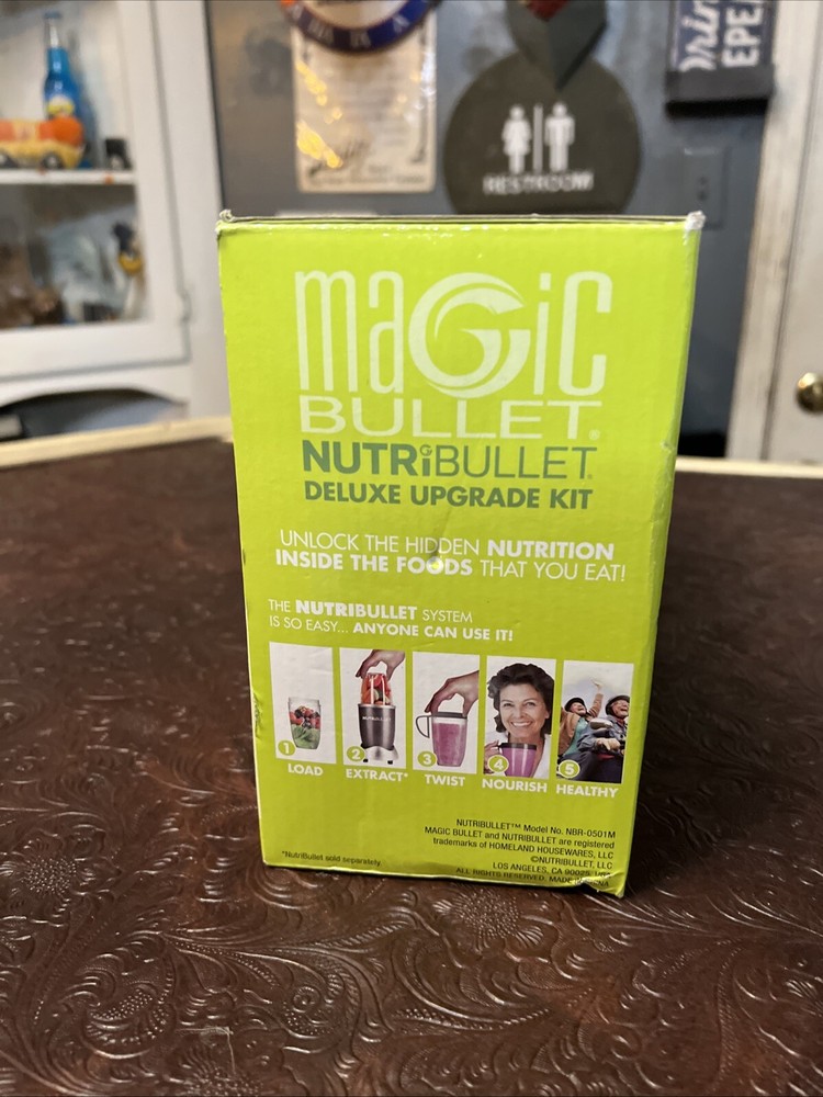 Magic Bullet Nutri Deluxe Upgrade Kit 5 Piece Nutrition Extractor Accessory