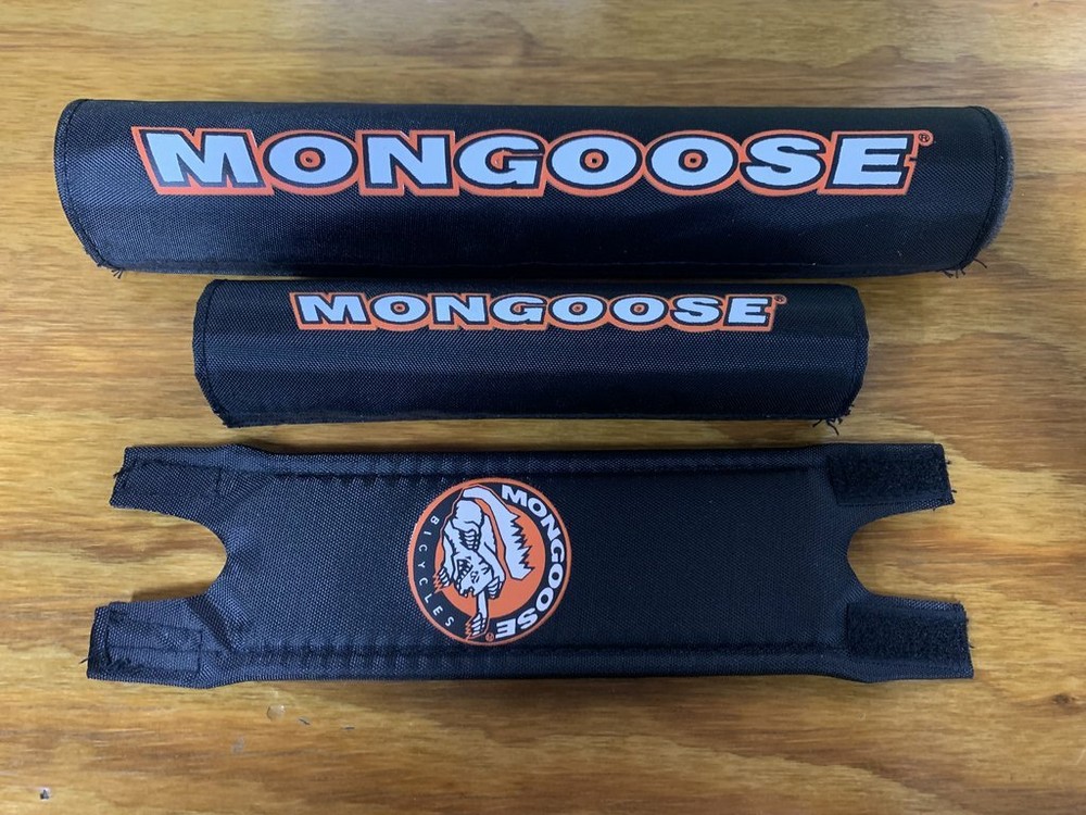 BMX BICYCLE PADS MONGOOSE OLD SCHOOL NOS AUTHENTIC