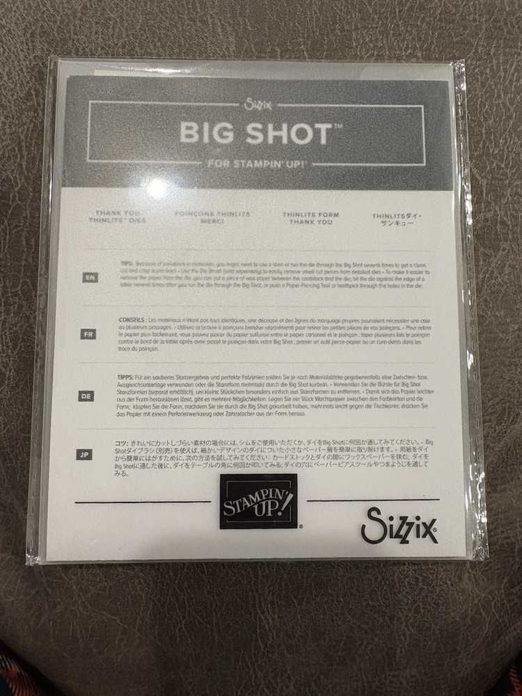 Stampin’ Up! Thank You Thinlits Die 146832