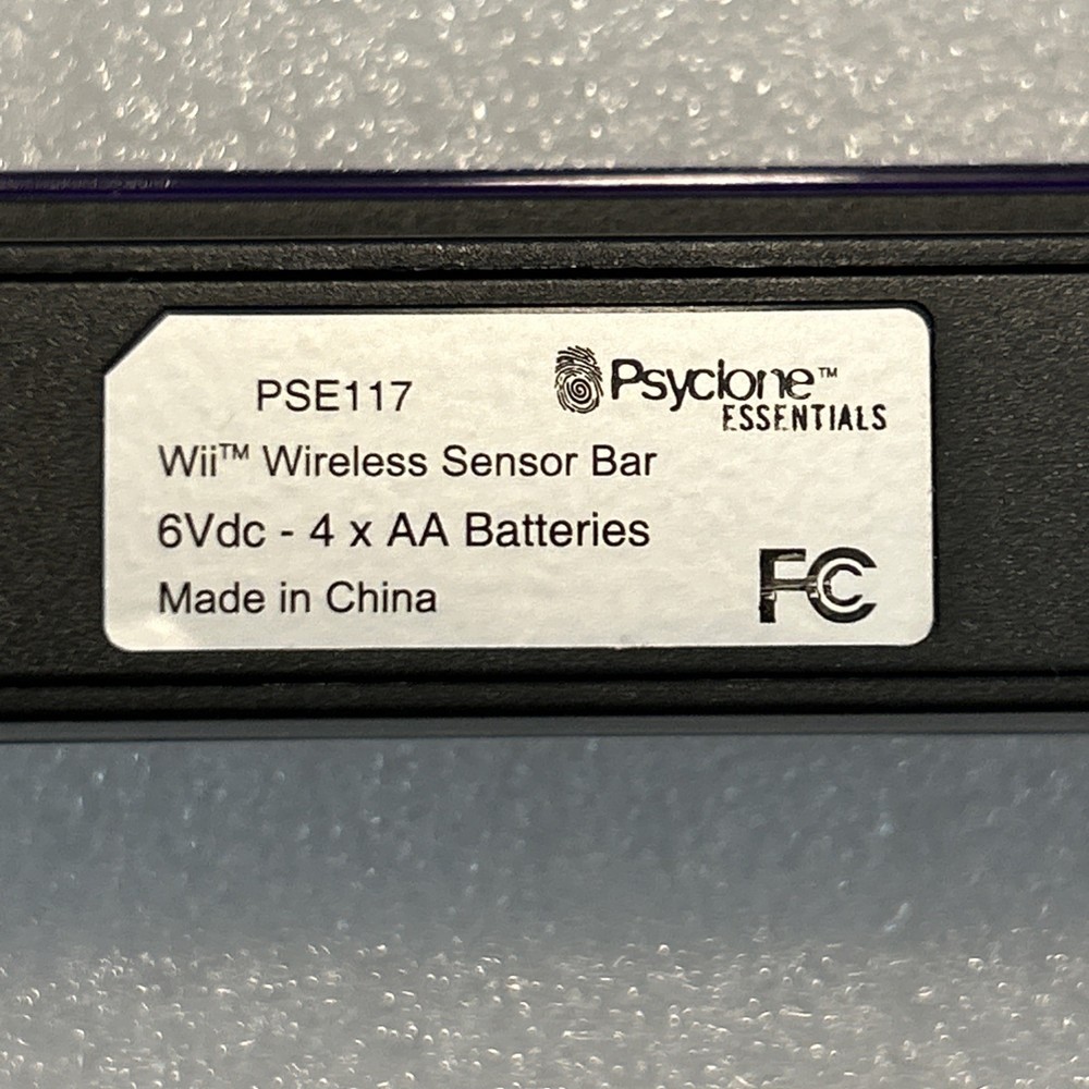 Psyclone Essentials Wireless Wii Sensor Bar PSE117 Silver.