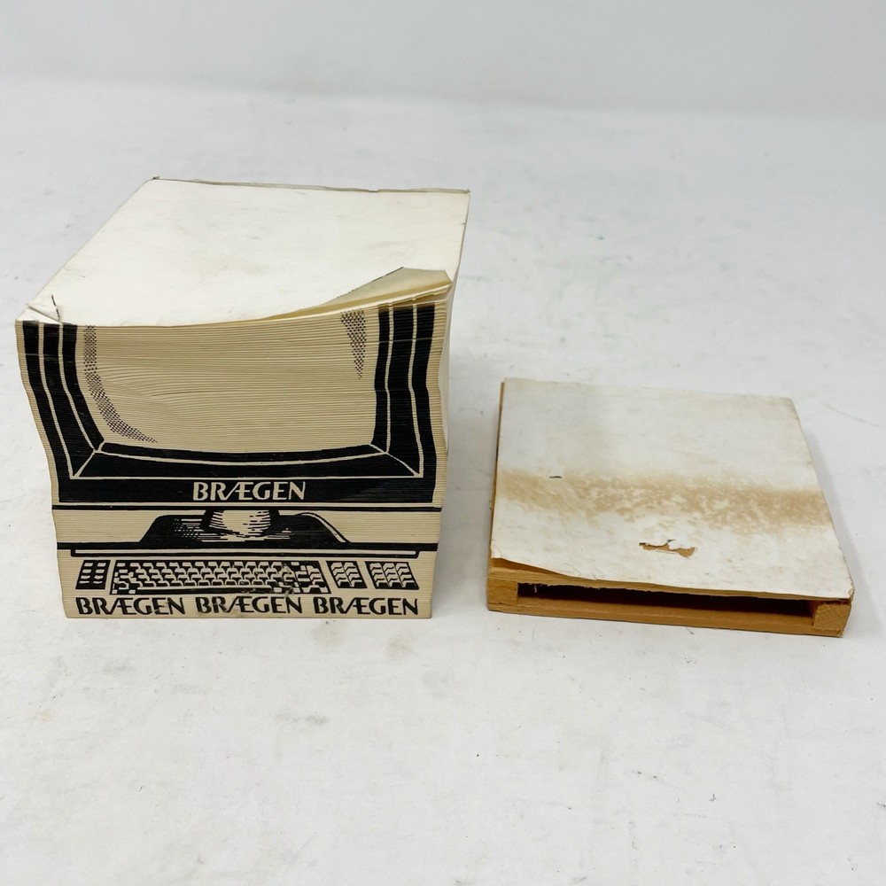 Braegen Vintage Notepad Computer Office Pallet Used