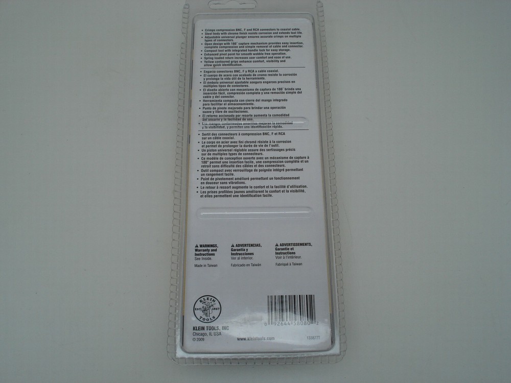 KLEIN TOOLS COMPRESSION CRIMPER VDV211-048