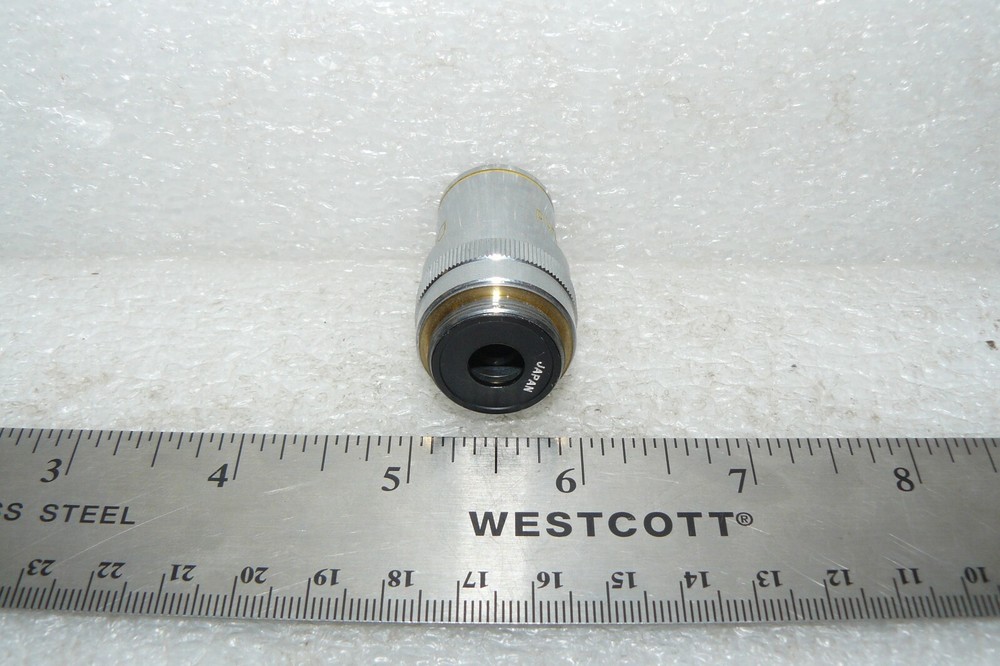 EDMUND DIN 10 / 0.25 MICROSCOPE OBJECTIVE 10X MAG