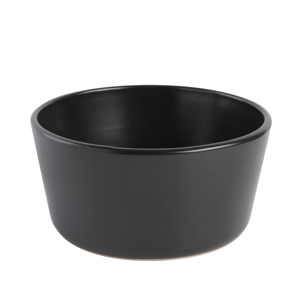 Gibson Soho Lounge Sofia 12-Piece Coupe Dinnerware Set - Matte Black