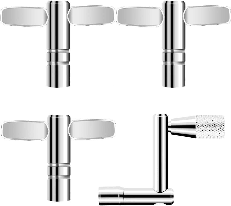 Drum 3 Pack Universal Drum Tuning Key with Continuous Motion Speed Key