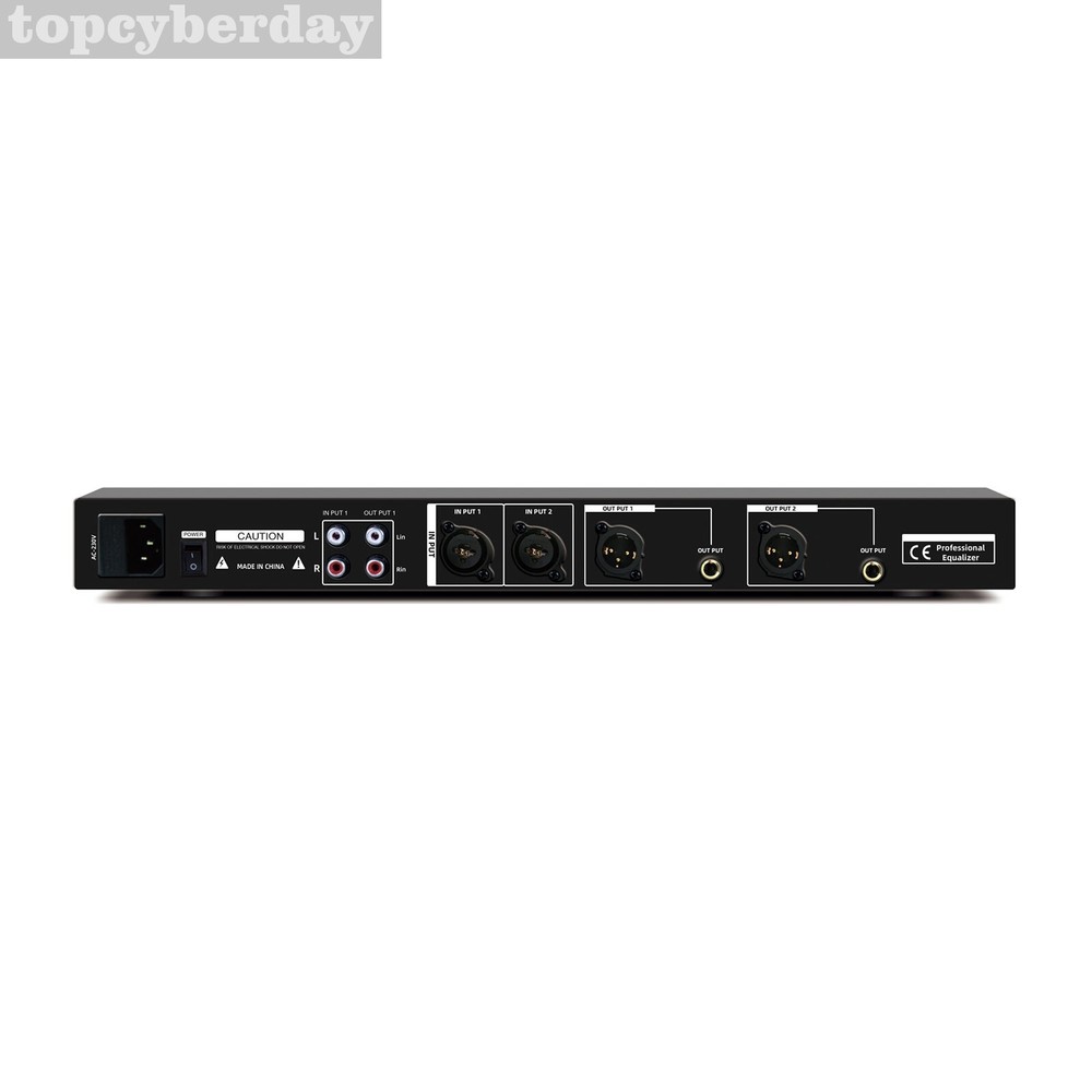 EQ-A31 31 Band Equalizer Digital Equalizer for Stage Home Karaoke Studio Uses