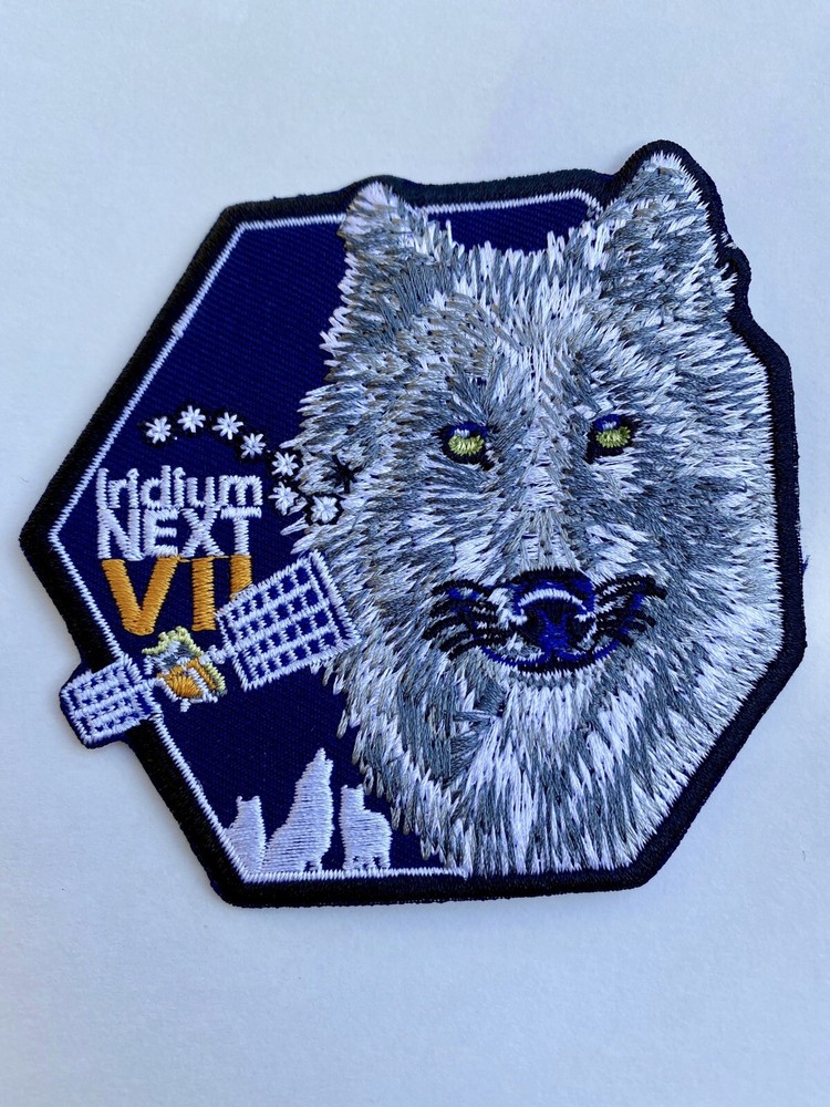 Iridium NEXT Launch 7 - SPACEX FALCON 9 SATELLITE 3.5” PATCH