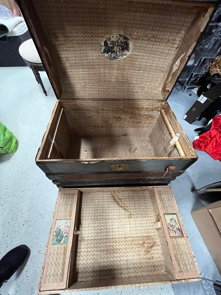 antique wooden chests trunks