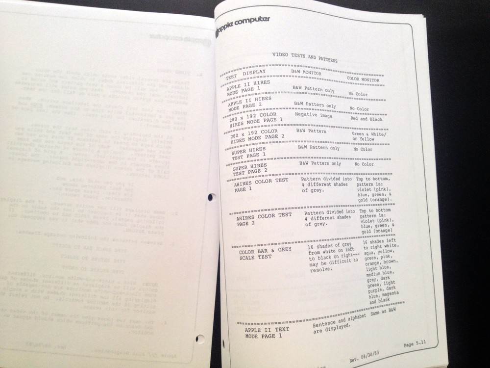 Apple III Plus Diagnostic Program / Apple III Home Computers